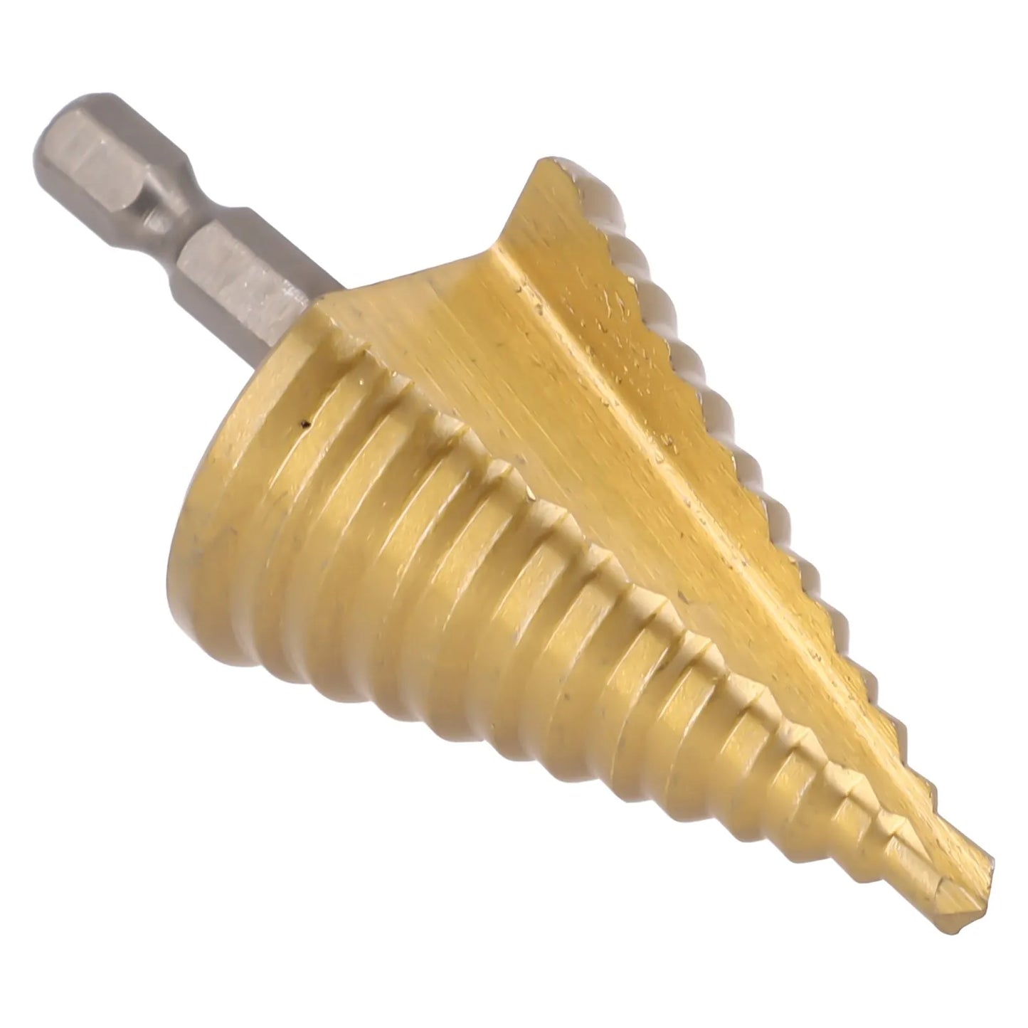 Spiral Grooved Drill Bit 5- HSS Titanium Core Step Tool 13 Steps