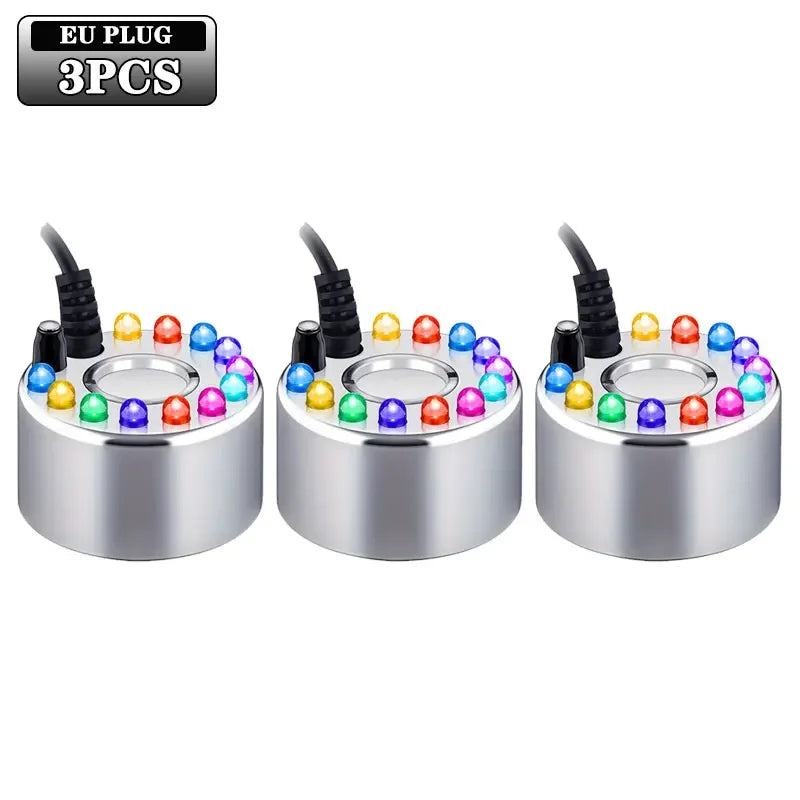 10-Pack Mini LED Fog Machine | Halloween & Holiday Mist Decor