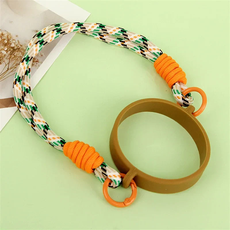 Boho Silicone Water Bottle Sling Strap | Fits 12–40oz Bottles