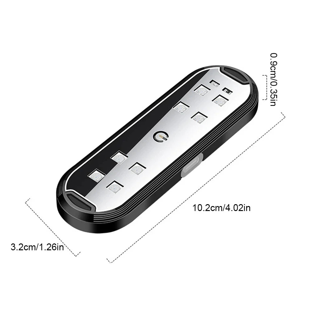 LED Car Door Welcome Lights | Magnetic 7-Color USB-C Rechargeable