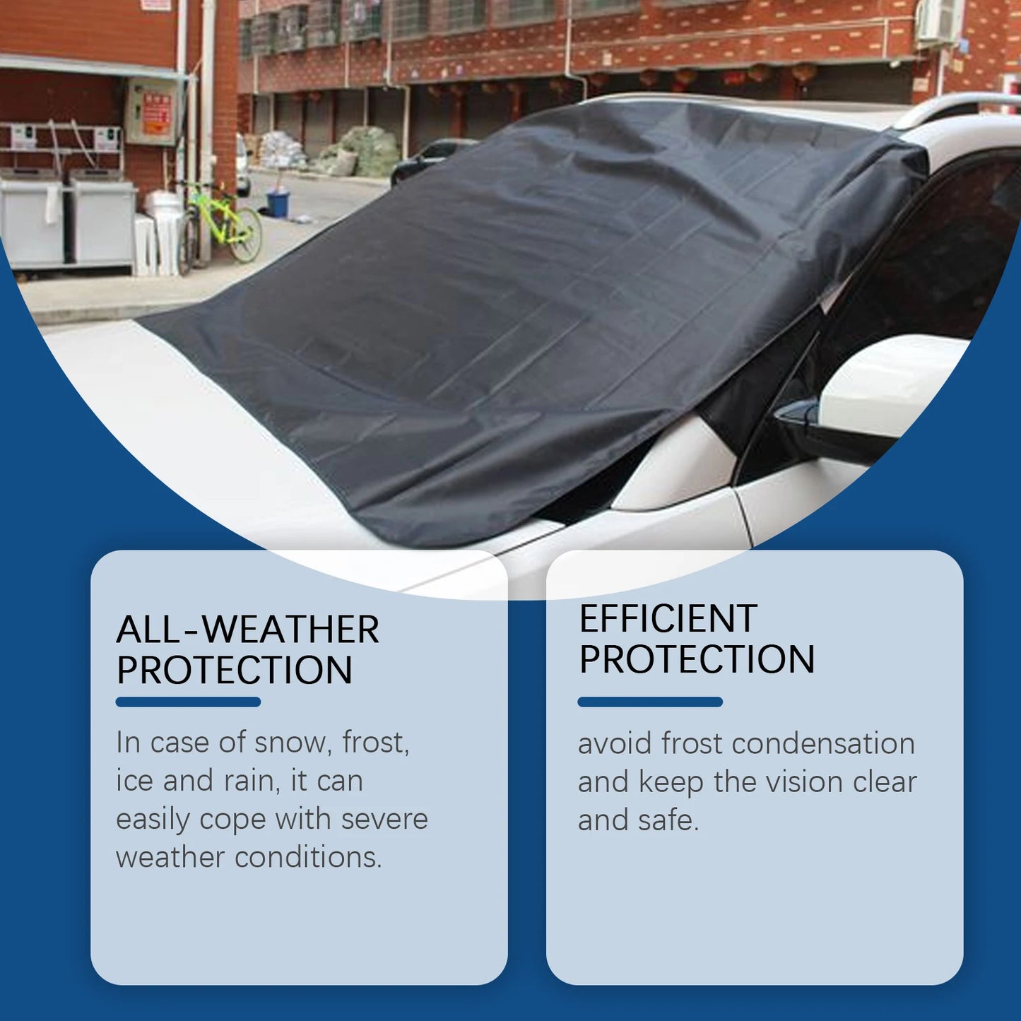 Car Windshield Snow Cover – Universal Anti-Ice Frost Protector