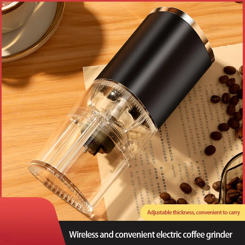 Portable Electric Coffee Grinder TYPE C USB Charge Ceramic Grinding Core Home Coffee Beans Pulverizer Grinder Peaceful Pleasures Health and Wellness