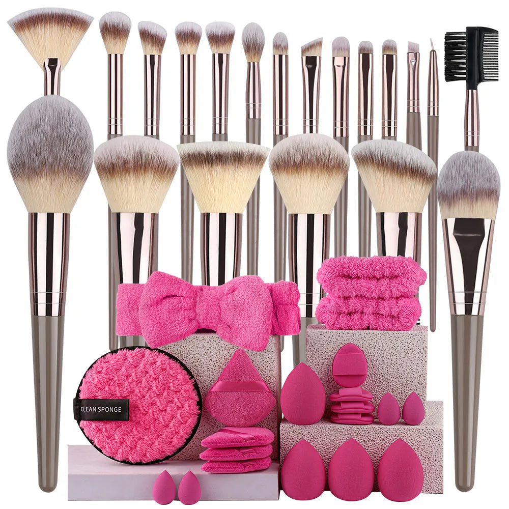 20-Piece Professional Makeup Brush Set – Full Face Kit