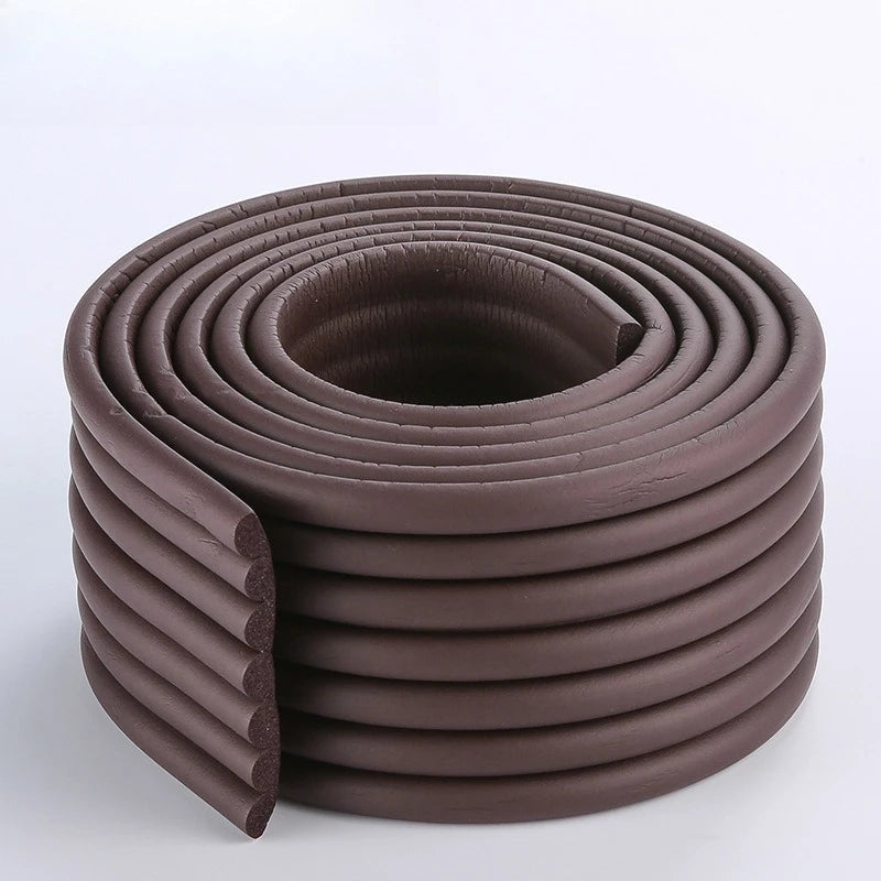 Self-Adhesive Soundproof Pipe Sealing Strip 0.8×20m | Foam Tape Pipe Sealing Tape Peaceful Pleasures Health and Wellness Brown
