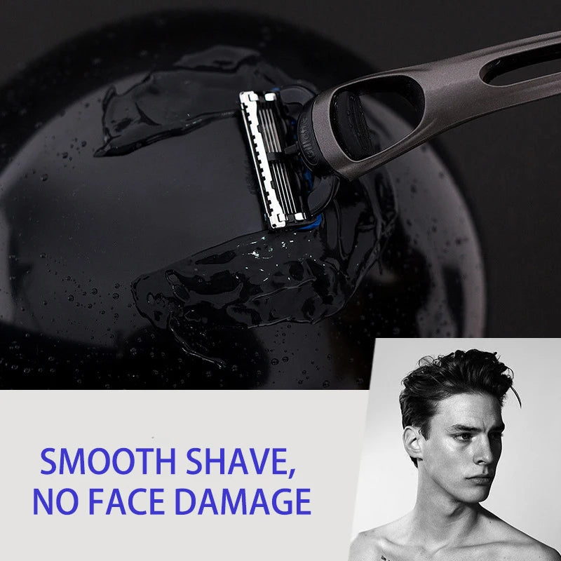 Men's shaving gel, refreshing shaving cream, beard softening, smooth shaving, amazing super-smooth shaving gel for senior men Peaceful Pleasures Health and Wellness