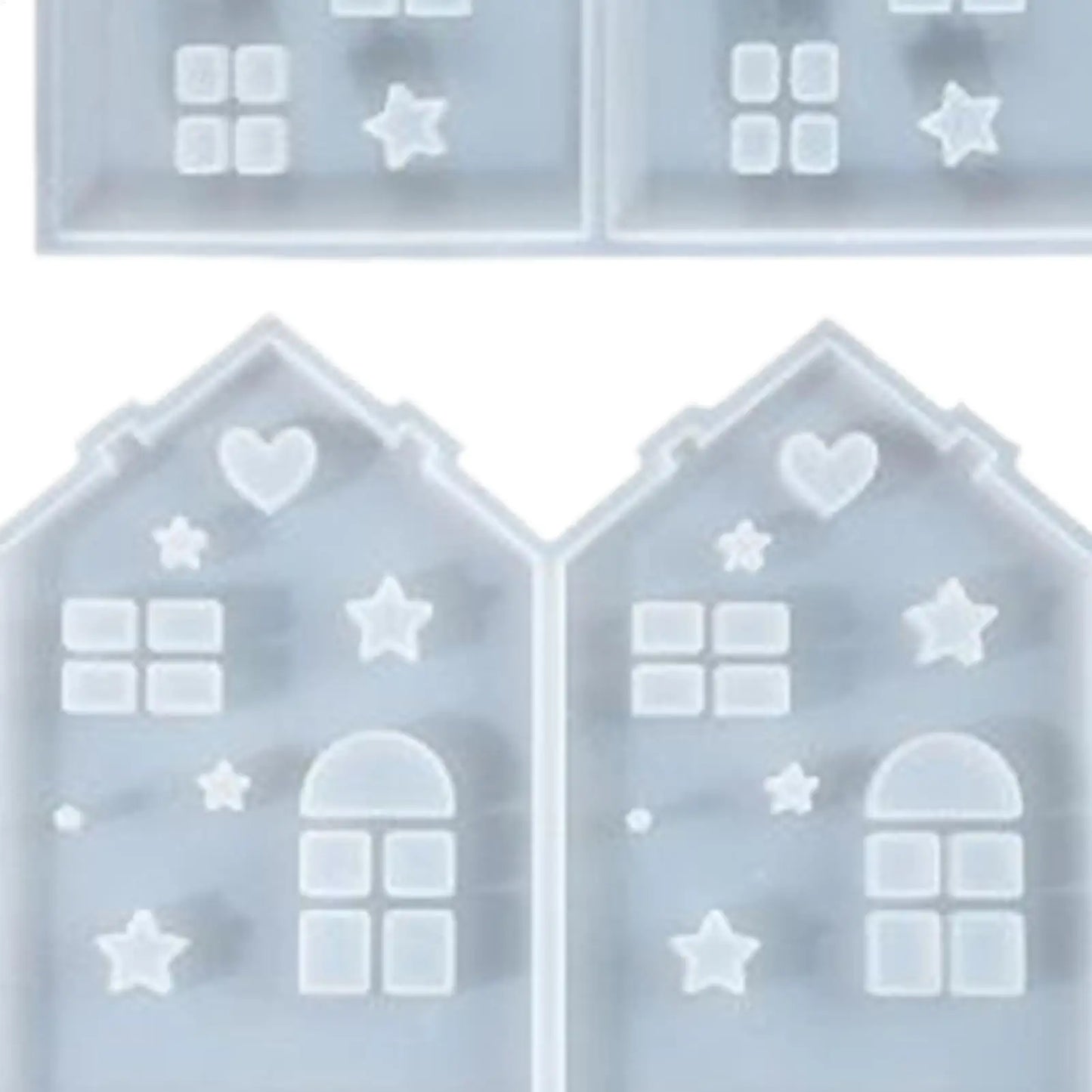 Cute House Epoxy Resin Silicone Molds for Resin Reusable Easy Release DIY Making for Home Decor Table Centerpieces Candle Peaceful Pleasures Health and Wellness