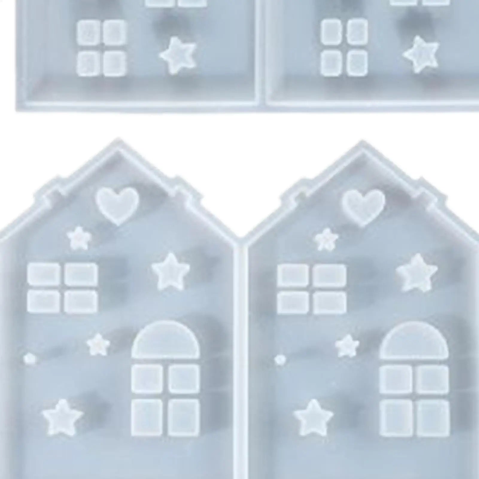 Cute House Epoxy Resin Silicone Molds for Resin Reusable Easy Release DIY Making for Home Decor Table Centerpieces Candle Peaceful Pleasures Health and Wellness