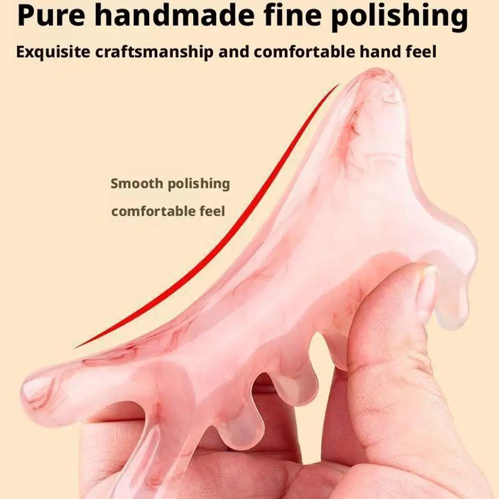 4-in-1 Scalp Massage Comb & Gua Sha Scraping Tool – Head, Face, Eye, Neck & Body Relaxation Massager Peaceful Pleasures Health and Wellness