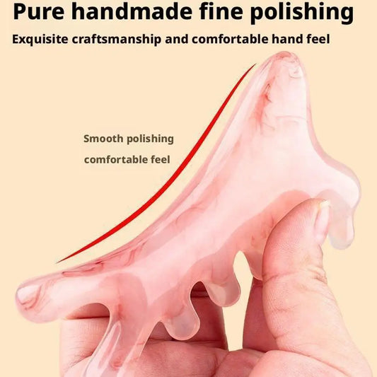 4-in-1 Scalp Massage Comb & Gua Sha Scraping Tool – Head, Face, Eye, Neck & Body Relaxation Massager Peaceful Pleasures Health and Wellness