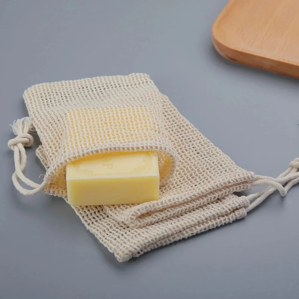 Natural Sisal Soap Bag – Exfoliating Bath Pouch & Foaming Net