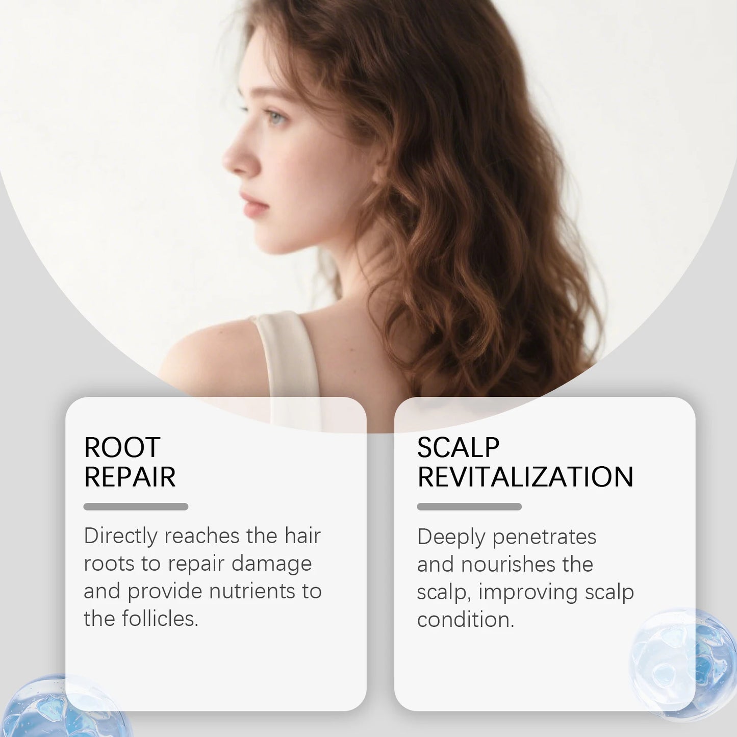 Rosemary Nourish Hair Care Essence Repair Damaged Hair Follicles Strengthen Hair Roots Oil Control Moisturizing scalp Care Serum Peaceful Pleasures Health and Wellness