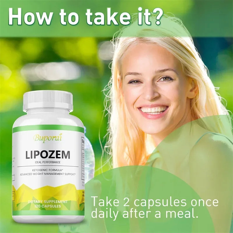 Lipozem Capsules - Digestive Health, Appetite Suppression, Metabolism, Weight Management Peaceful Pleasures Health and Wellness