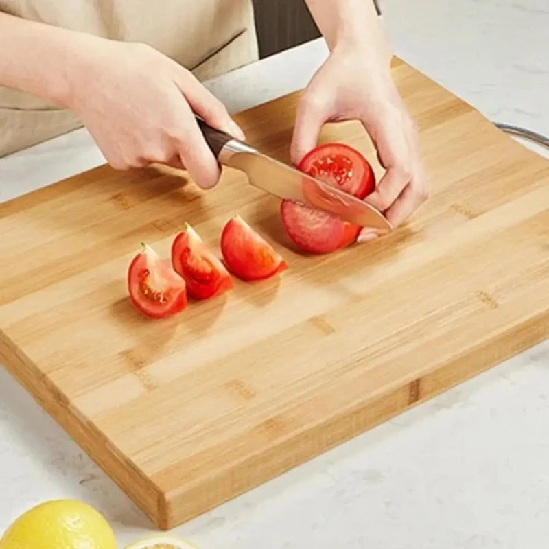 Wooden Cutting Board Kitchen Cutting Board for Meat Totally Bamboo Food Cutting Table Thickened Fruit Vegetables Chopping Panel Peaceful Pleasures Health and Wellness