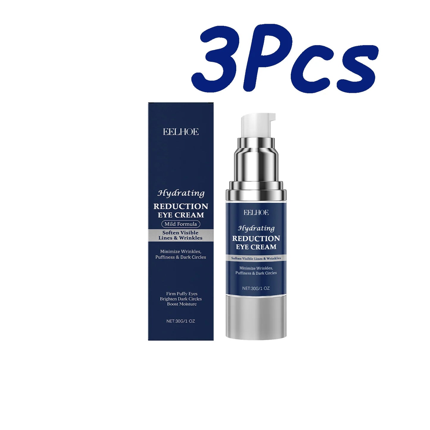 Firming Eye Cream – Hyaluronic Acid, Collagen & Peptides 30g