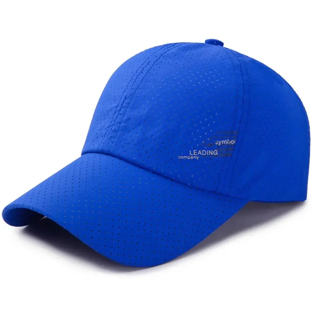 Adjustable Unisex Baseball Cap – Moisture-Wicking Quick-Dry Sun Hat