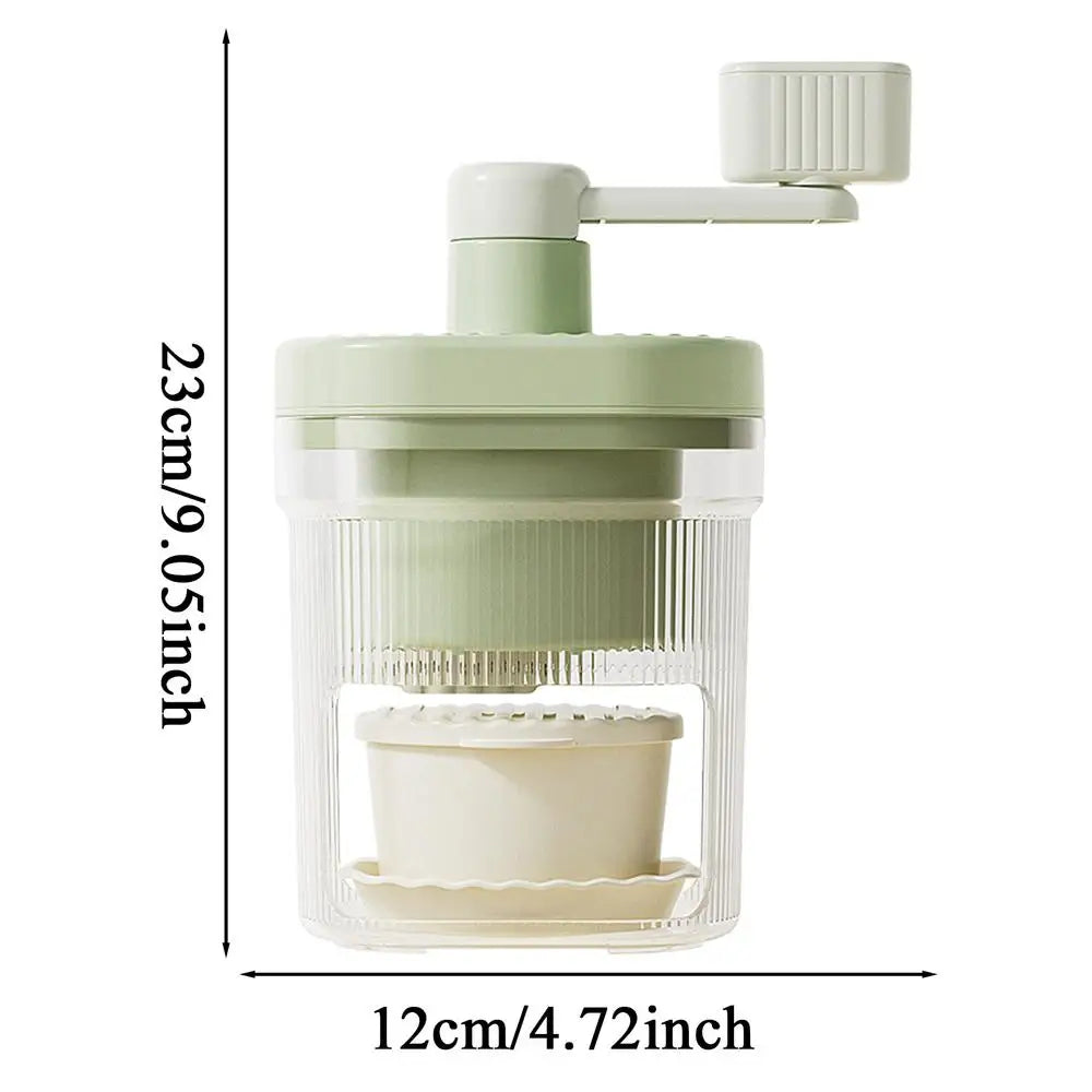 Manual Shaved Ice Machine & Snow Cone Maker | Portable Crusher