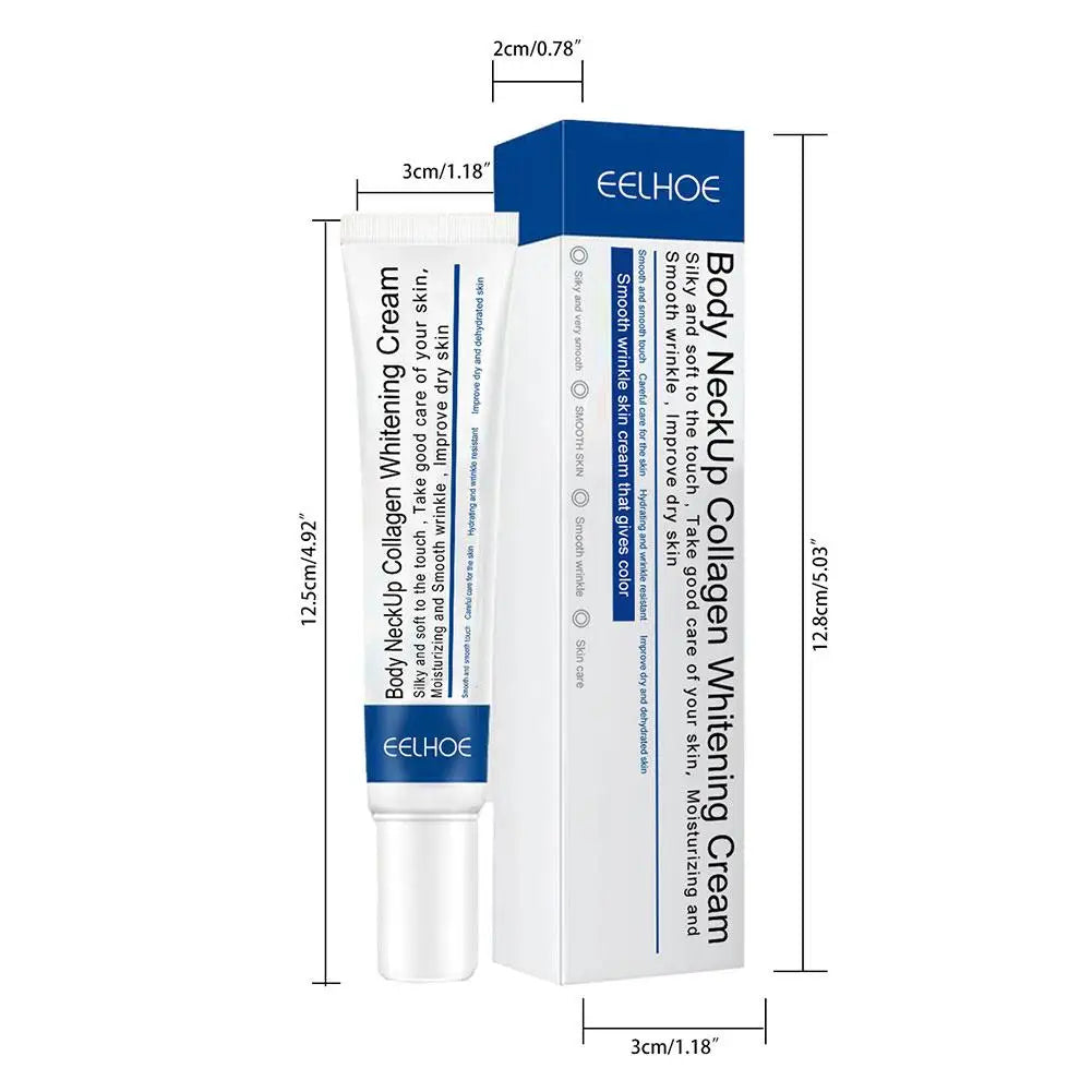 1/3PCS Hydrolyzed Collagen Neck Cream Neck care Lightening Smoothing Care Lotion Moisturizer Neck Rejuvenation Cream Peaceful Pleasures Health and Wellness