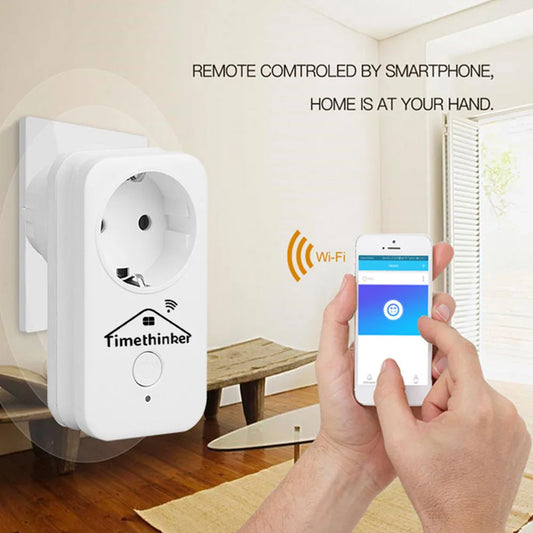 Timethinker WS2 Smart Socket WiFi Socket EU Plugs For Apple Homekit Siri Alexa Google Smart Home Remote Control Outlet Peaceful Pleasures Health and Wellness