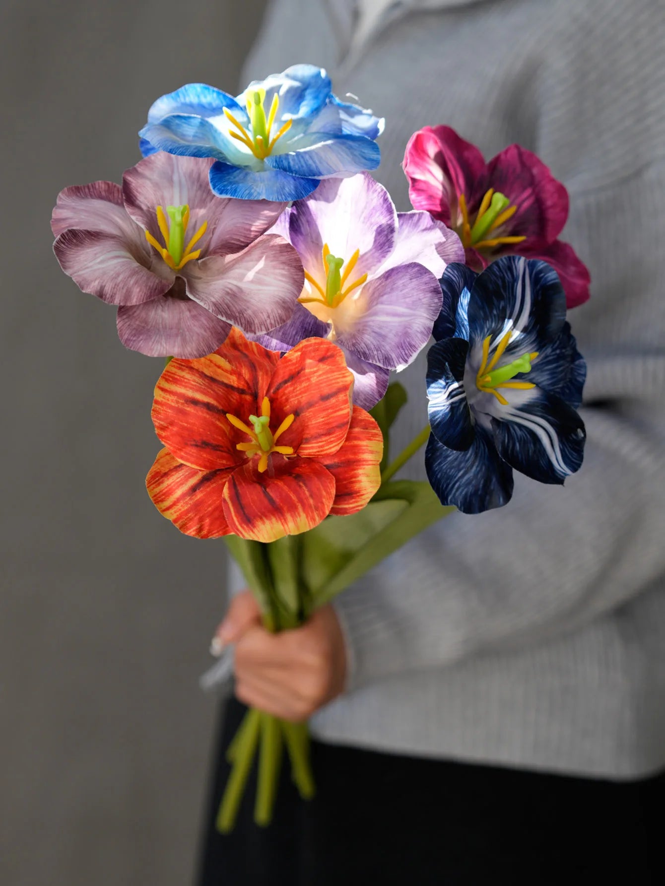 Silk Tulip Long Branch Artificial Flower | Home Decor