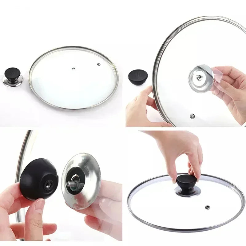 Pot Lid Replacement Handle Knob + Screwdriver | Universal Fit Cookware Replacement Part Peaceful Pleasures Health and Wellness
