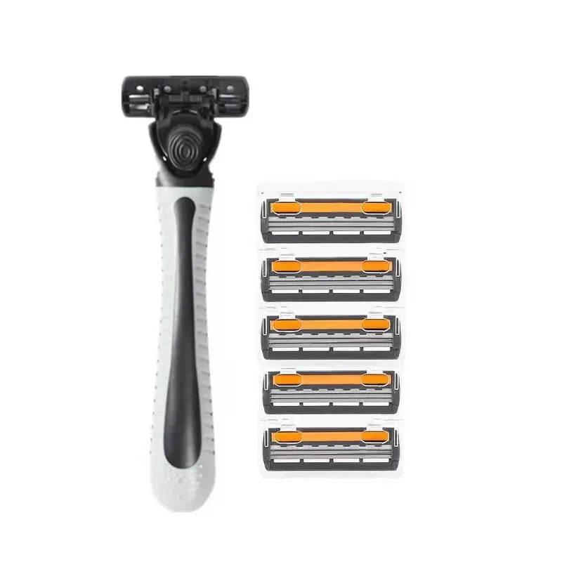 3-Layer Reusable Razor + 18 Heads | Men & Women Shaver