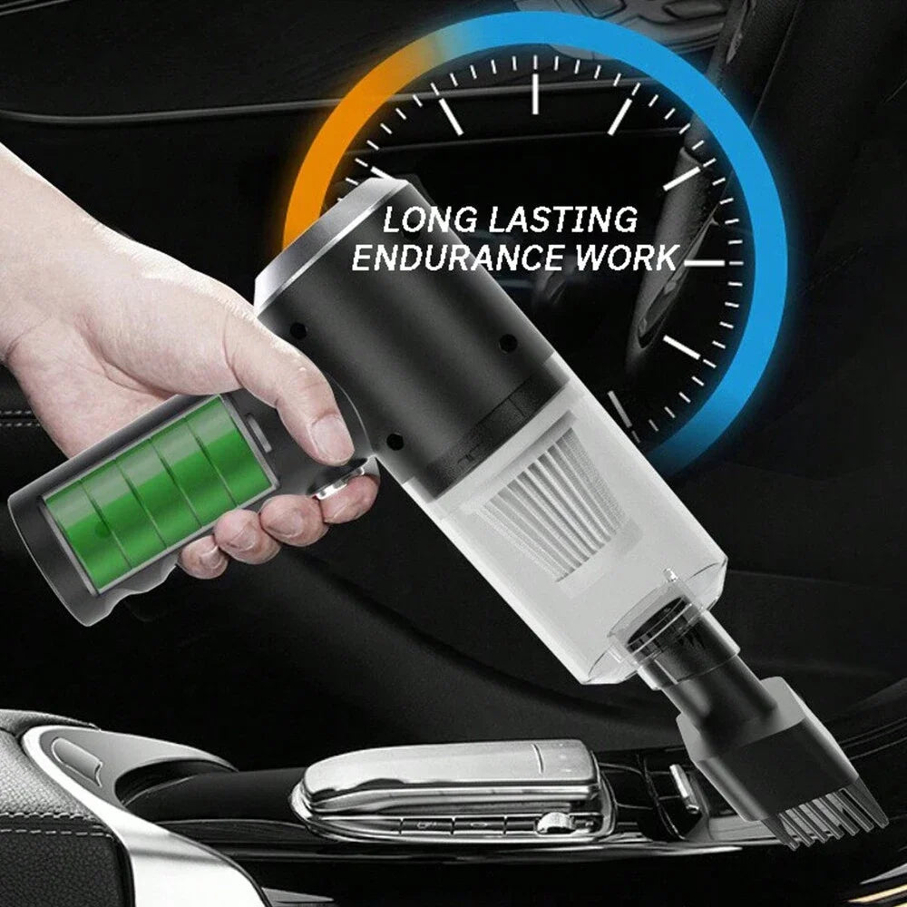 3-in-1 USB Rechargeable Mini Vacuum – Car & Home Cordless Handheld Vacuum Cleaner Peaceful Pleasures Health and Wellness