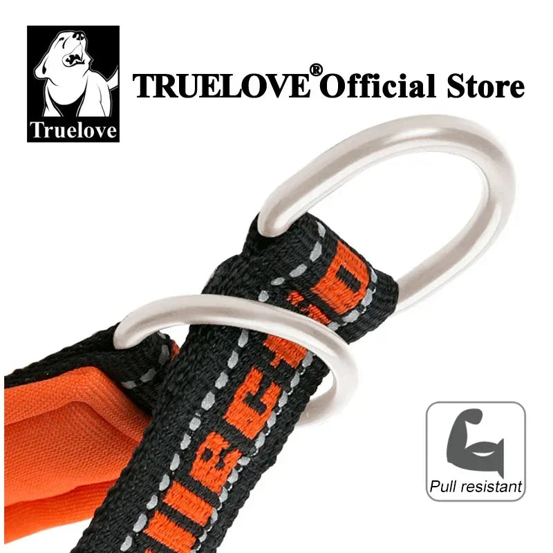 Truelove P-Chain Nylon Pet Collar Adjustable Reflective SBR Neoprene Pull-resistant Explosion-proof Dog and Cat Travel TLC5371 Peaceful Pleasures Health and Wellness
