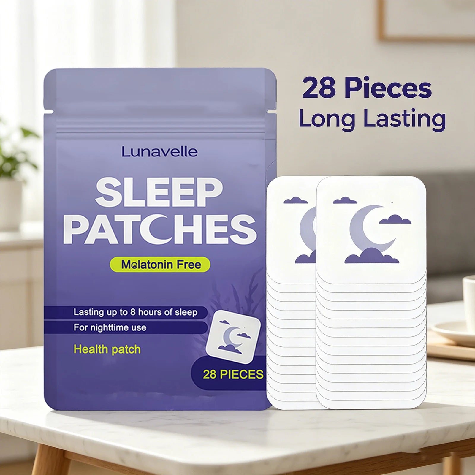 Natural Sleep Aid Patches | Melatonin-Free 8Hr Sleep Support Sleep Aid Patch Peaceful Pleasures Health and Wellness