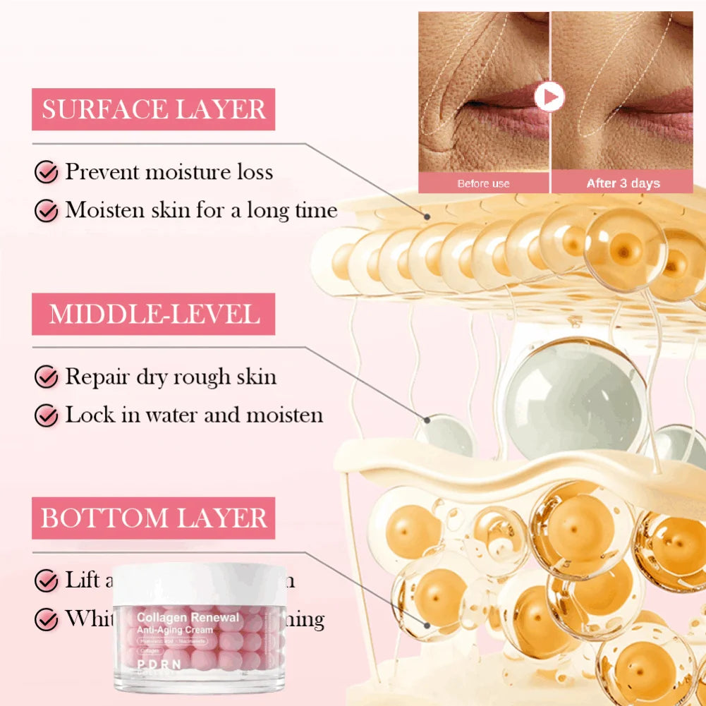 Salmon Collagen Capsule Face Cream – Moisturizing & Firming