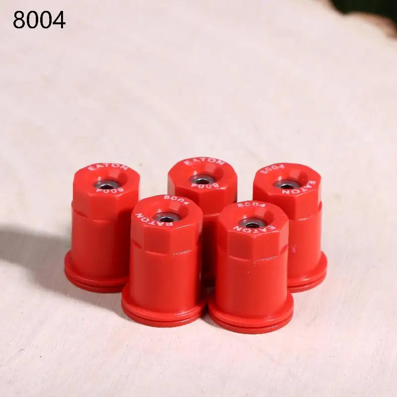 Stainless Steel 5Pcs Round Atomizing Nozzle Mist Spray for Watering System Agricultural Garden Livestock Cooling Peaceful Pleasures Health and Wellness 5pcs Red