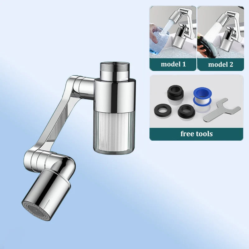 1080° Rotating Faucet Aerator Extender – Kitchen & Bathroom