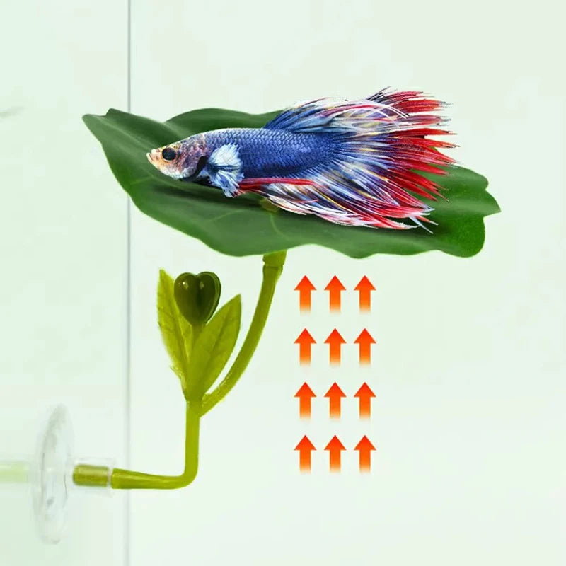 Silk Aquarium Plant & Hammock Leaf for Betta Fish Tank Aquarium Plant Decor Peaceful Pleasures Health and Wellness