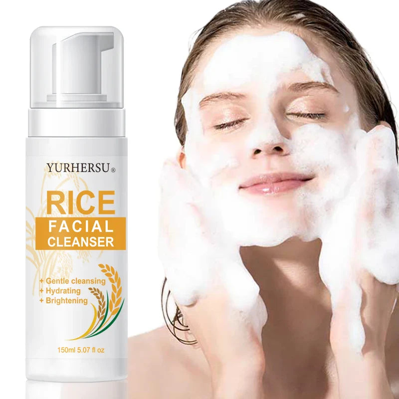 YURHERSU Rice Essence Facial Cleanser – Deep Clean & Hydrate