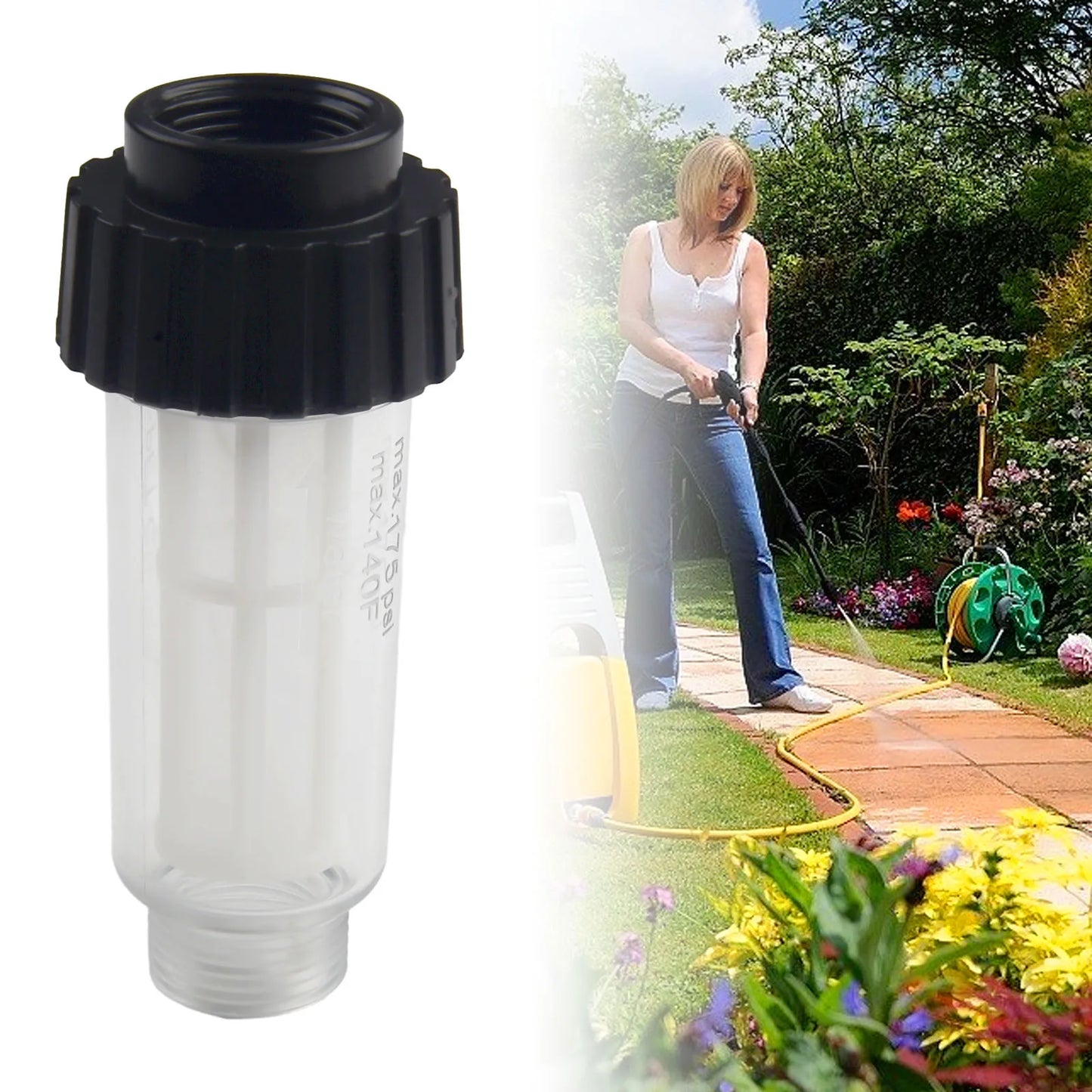 Pressure Washer Water Filter 3 Connection Thread K Rcher 4 730-059 0