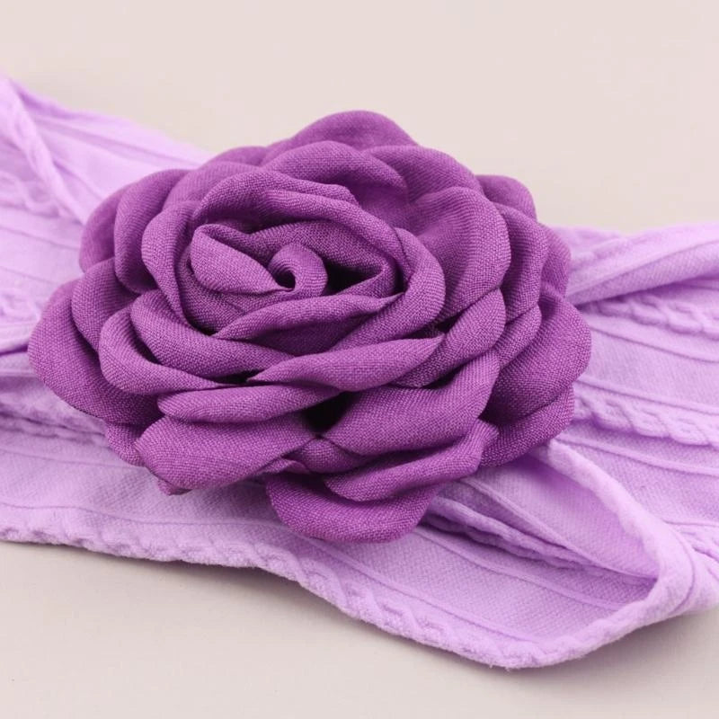 Baby Floral Headband | Soft Stretchy Infant Hairband 0–3 Yrs