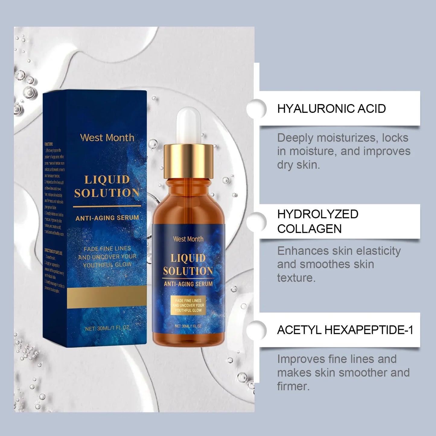 Anti-Aging Facial Serum – Firming, Brightening & Deep Hydration