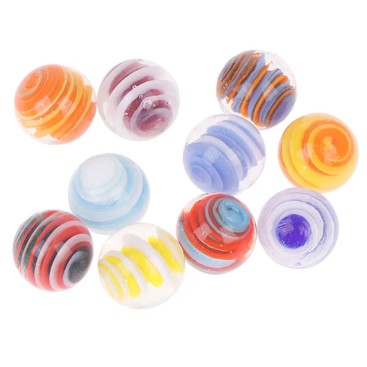 16mm Crystal Glass Marbles 10pcs – Vase Filler & Home Décor Balls Decorative Glass Marbles Peaceful Pleasures Health and Wellness