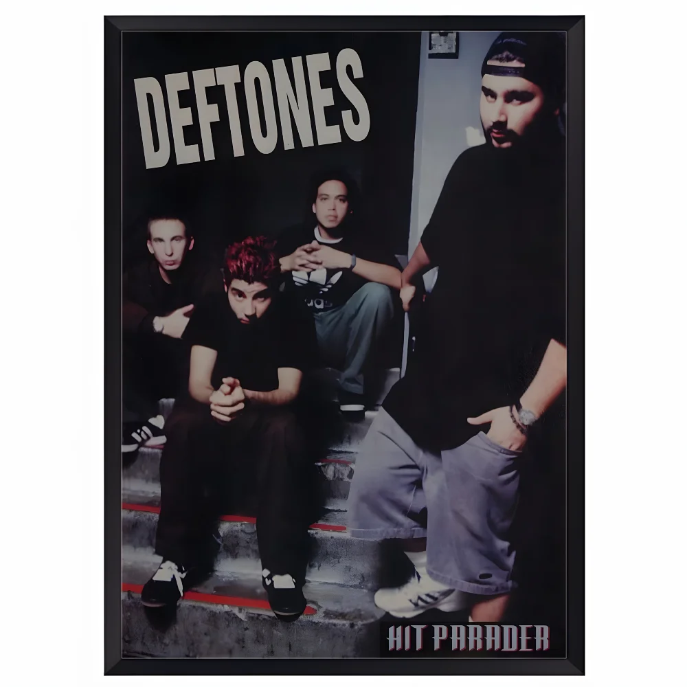 D-Deftones Band Poster HD art sticky wall waterproof home living room bar office aesthetic decoration Peaceful Pleasures Health and Wellness