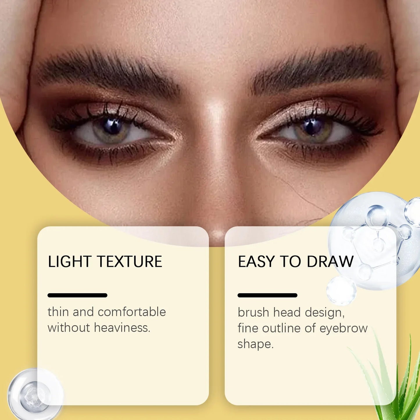 Waterproof Eyebrow Dye Gel Cream – Long-Lasting Tinted Brows