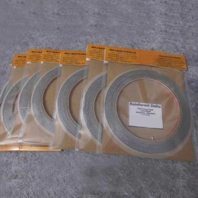 2 Roll 10m Arrow Feather Adhesive Fletching Glue Tape Archery Sports