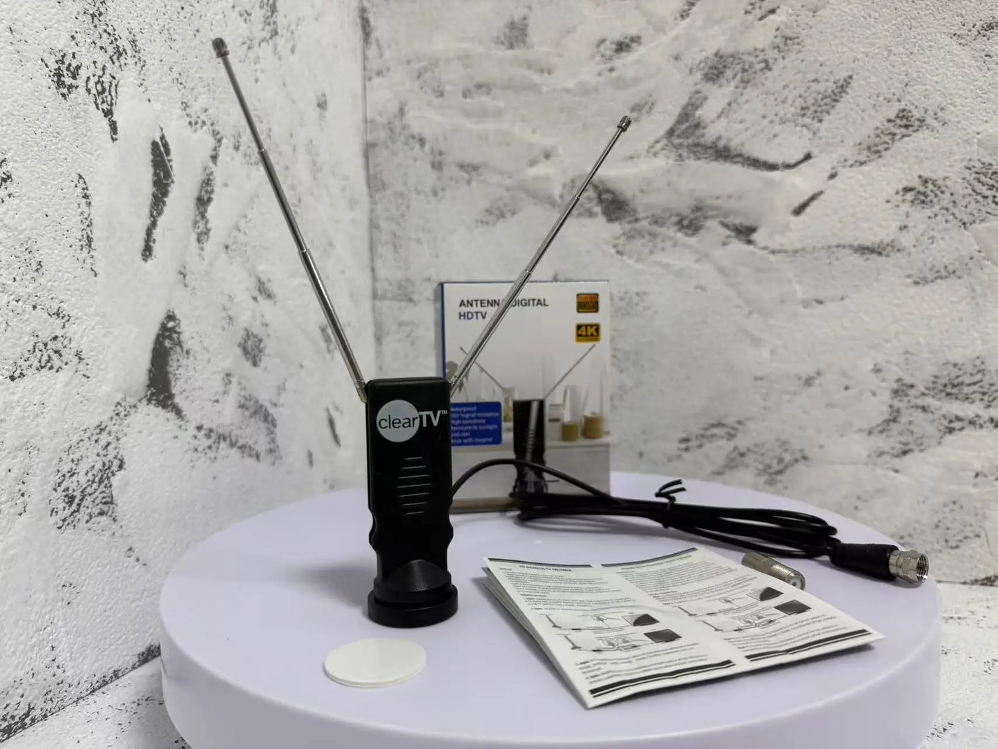HD Digital Indoor TV Antenna – Free Channel Signal Booster