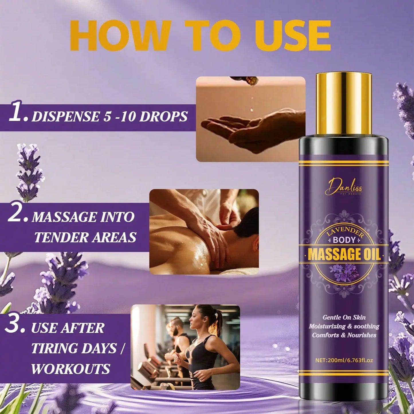 Lavender Body Oil – Moisturizing, Nourishing & Calming Skin Oil