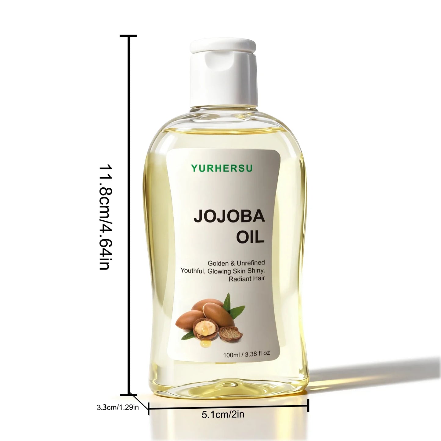 100% Pure Jojoba Oil for Hair – Anti-Frizz & Deep Hydration 100ml