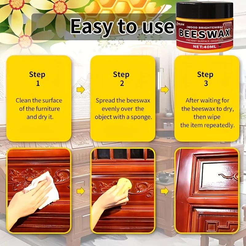 Wood Wax Polish – Long-Lasting Shine for Oak, Beech & Walnut