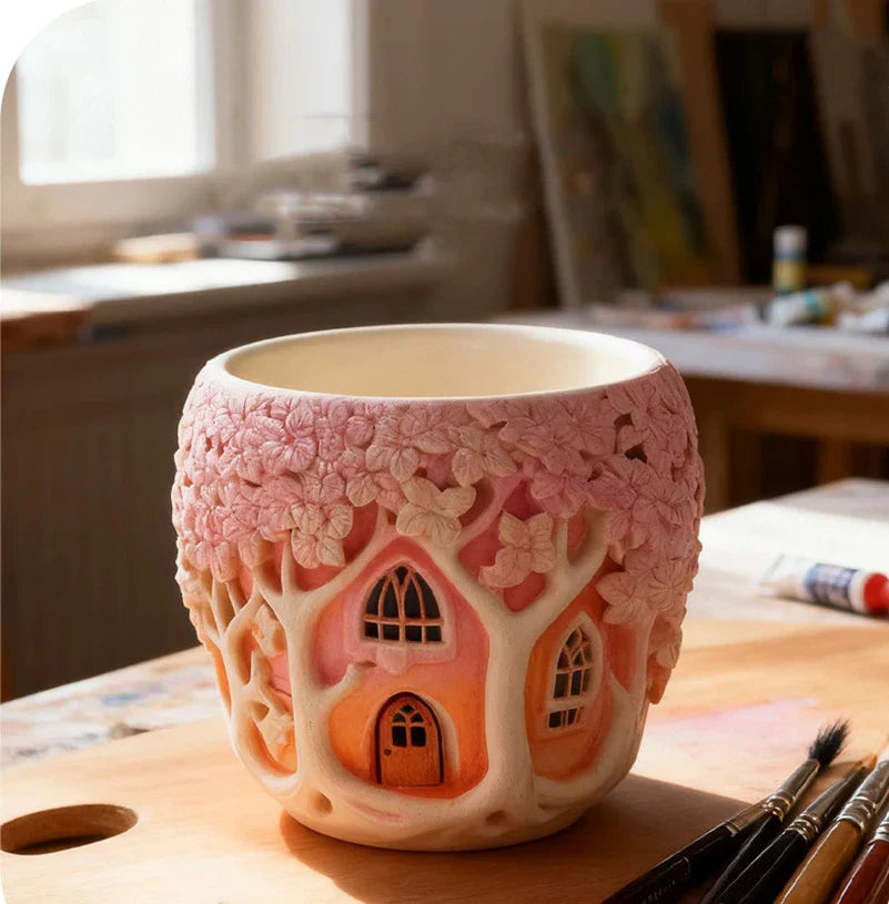 Elf Treehouse Silicone Mold – Resin, Candle & Plaster DIY