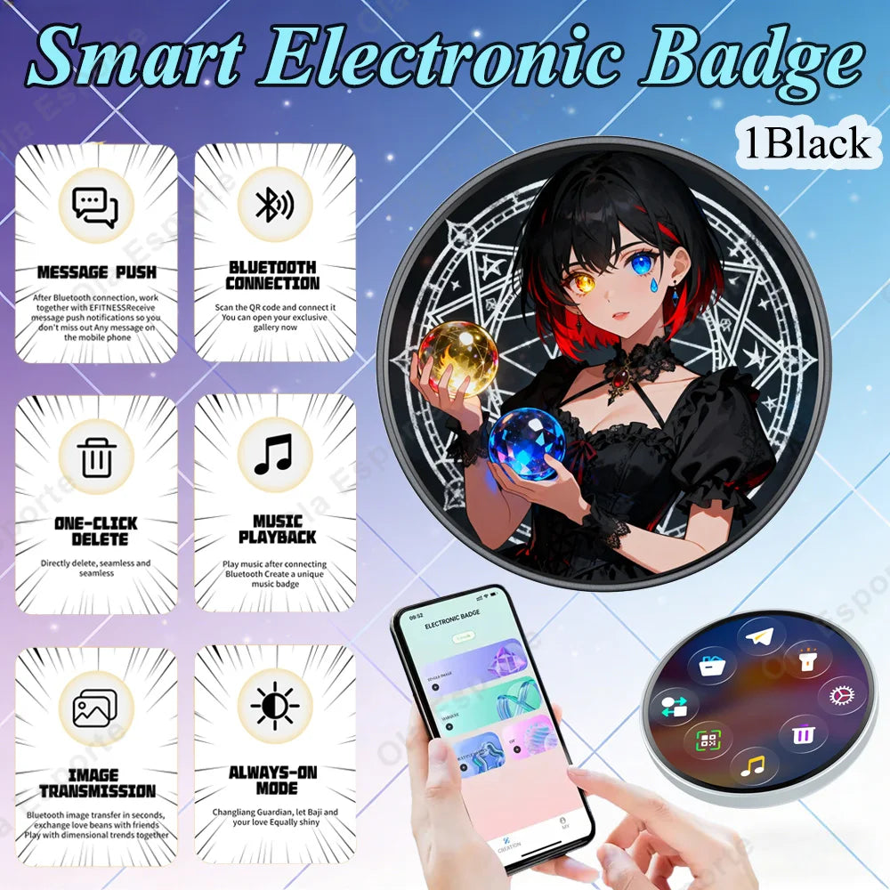 LED Programmable Digital Badge | DIY Scrolling Display Cosplay