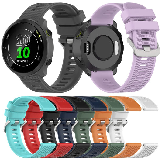 20mm Silicone Watch Band – Garmin, Samsung, Polar & Amazfit