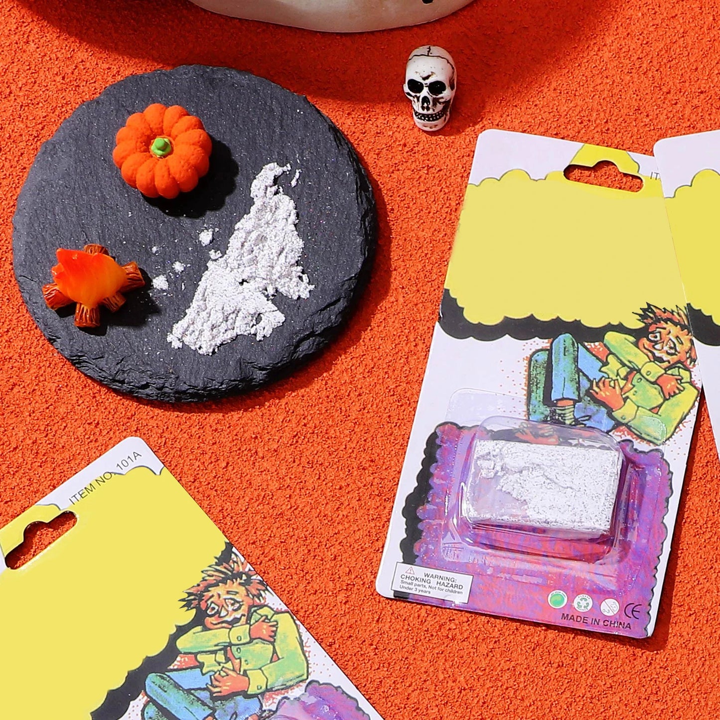 10PCS Halloween Trick Prop Itching Powder Prank Party Supplies for Joke Surprise April Fools' Day Funny Joke Trick Novelty Toy Peaceful Pleasures Health and Wellness