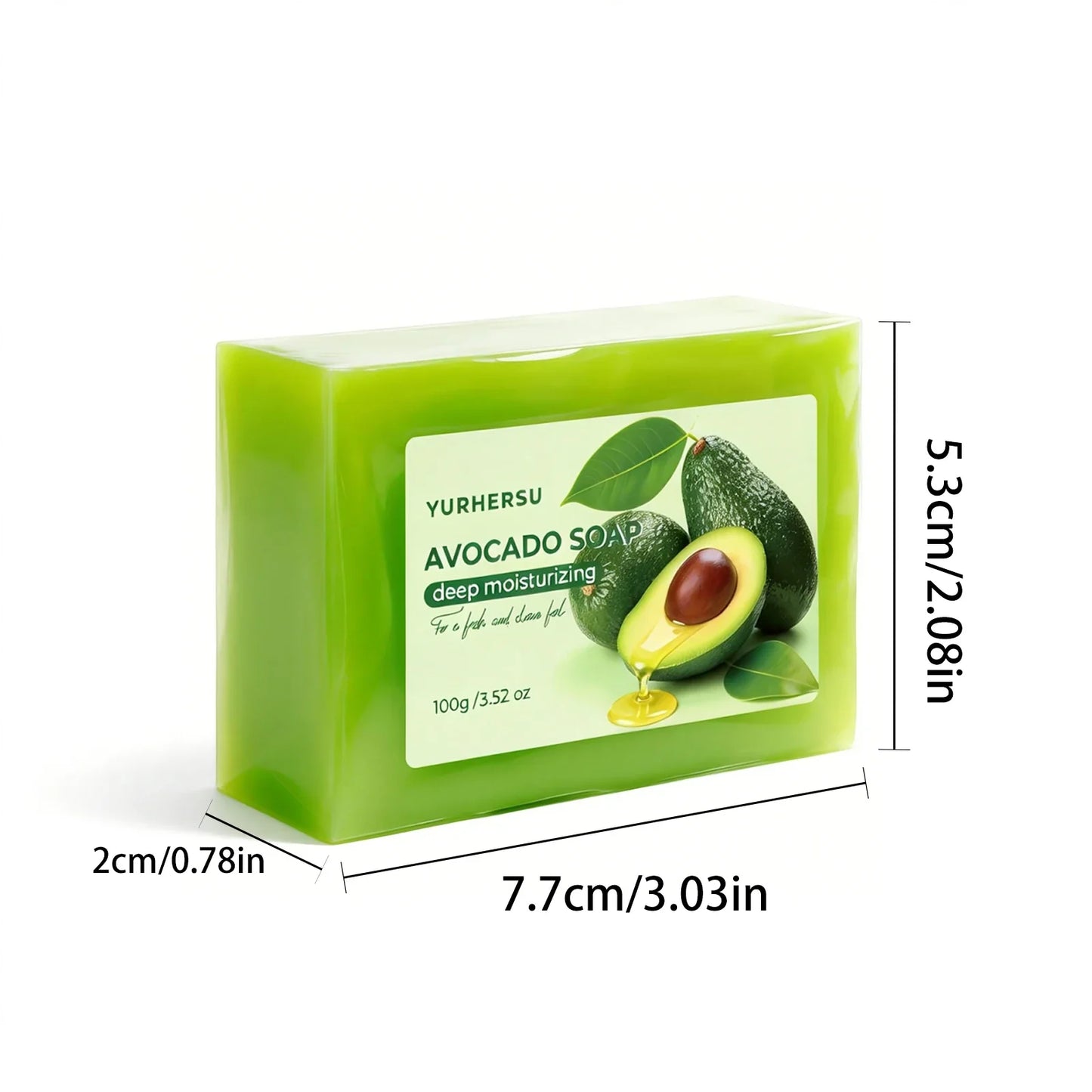 Organic Avocado Extract Soap – Hydrating Brightening Body Bar