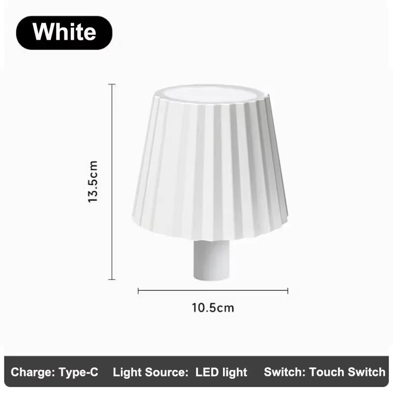 Wireless Table Lamp For Wine Bottles LED Bottle Light For Outdoor Use Touch Control Ideal For Restaurants Bars Festival Party Peaceful Pleasures Health and Wellness C Style-White RGB Mode